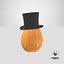 Halloween Pumpkin with Hat V5