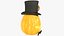 Halloween Pumpkin with Hat V5