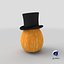 Halloween Pumpkin with Hat V5