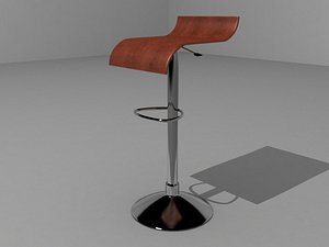 3d model banco chocolate chair