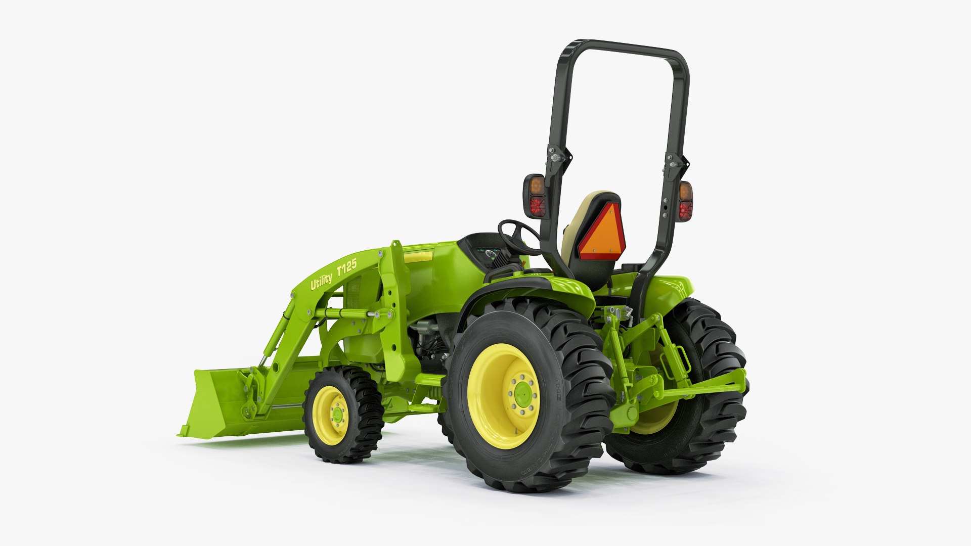 Utility Tractor with Loader 3D TurboSquid 2030495