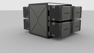 3D model UNSC Military Crate