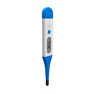 digital thermometer 3D model