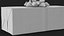 3D Gift Box with a Bow Black v4