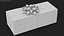 3D Gift Box with a Bow Black v4