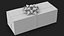 3D Gift Box with a Bow Black v4
