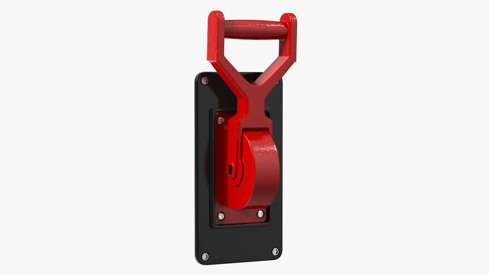 Old Industrial Electric Knife Switch 3D model preview