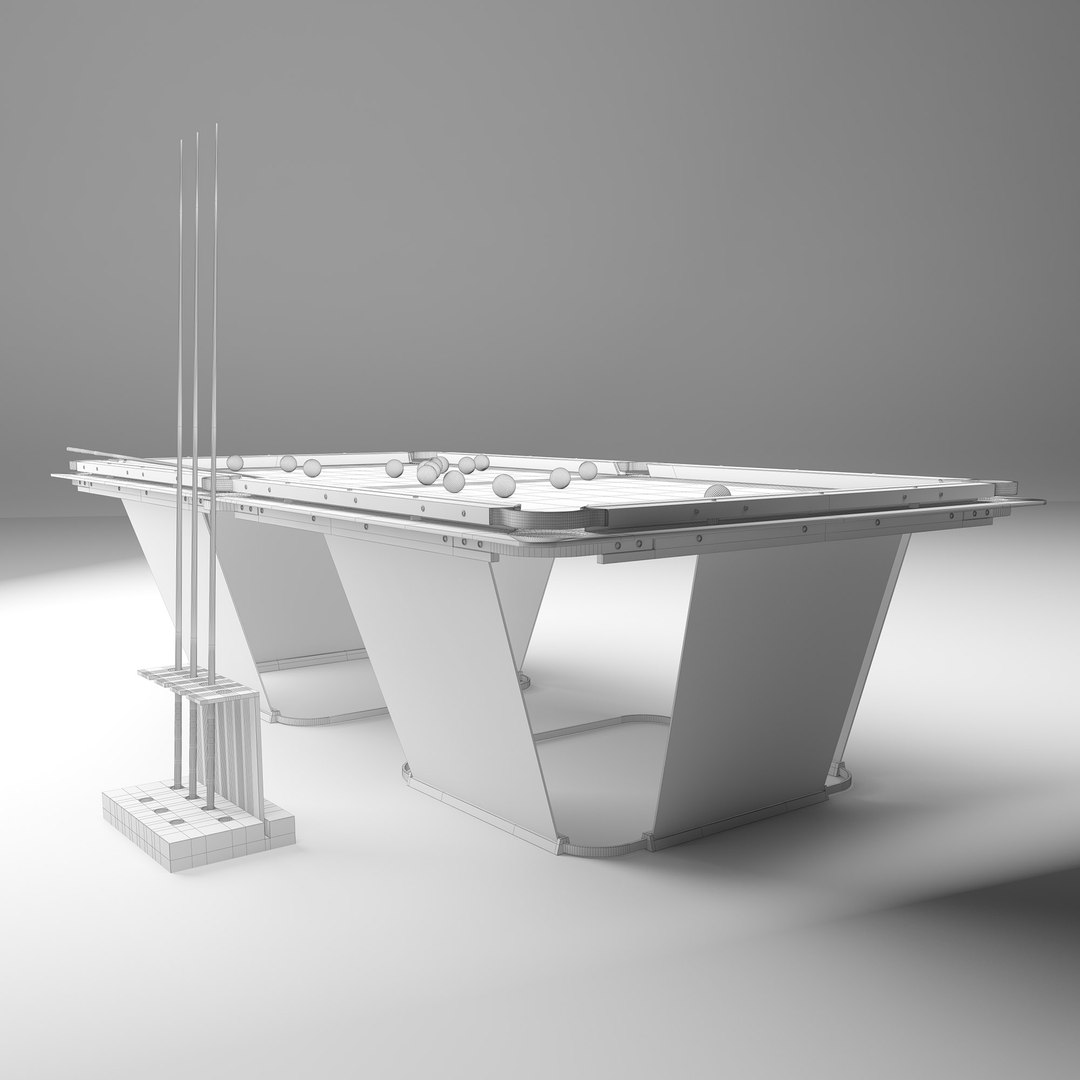 3D Billiards T1 Table Model - TurboSquid 1303534
