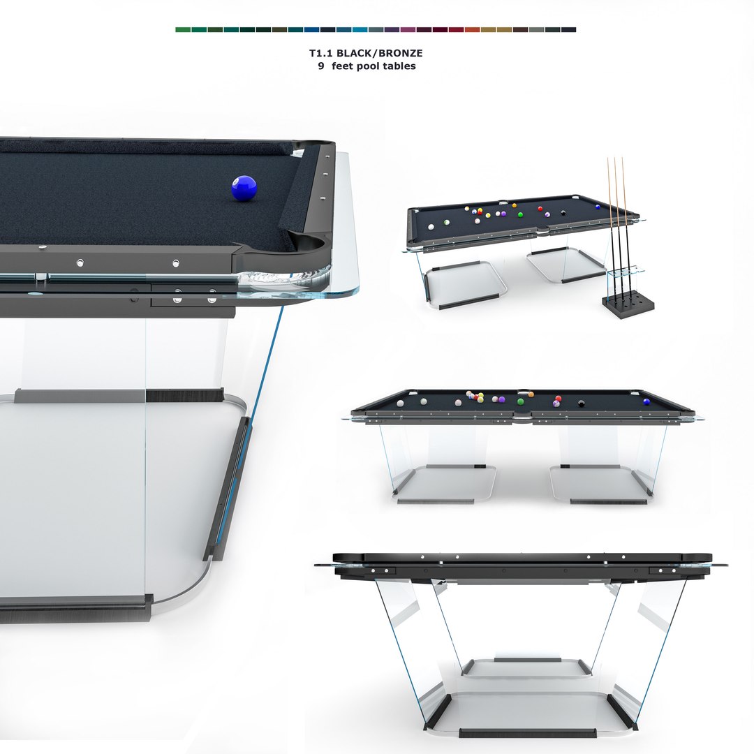3D Billiards T1 Table Model - TurboSquid 1303534
