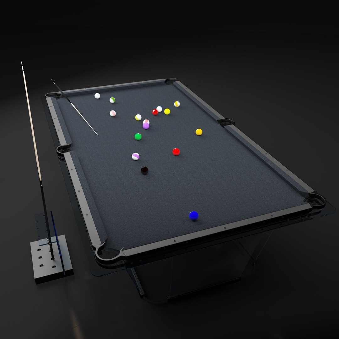3D Billiards T1 Table Model - TurboSquid 1303534