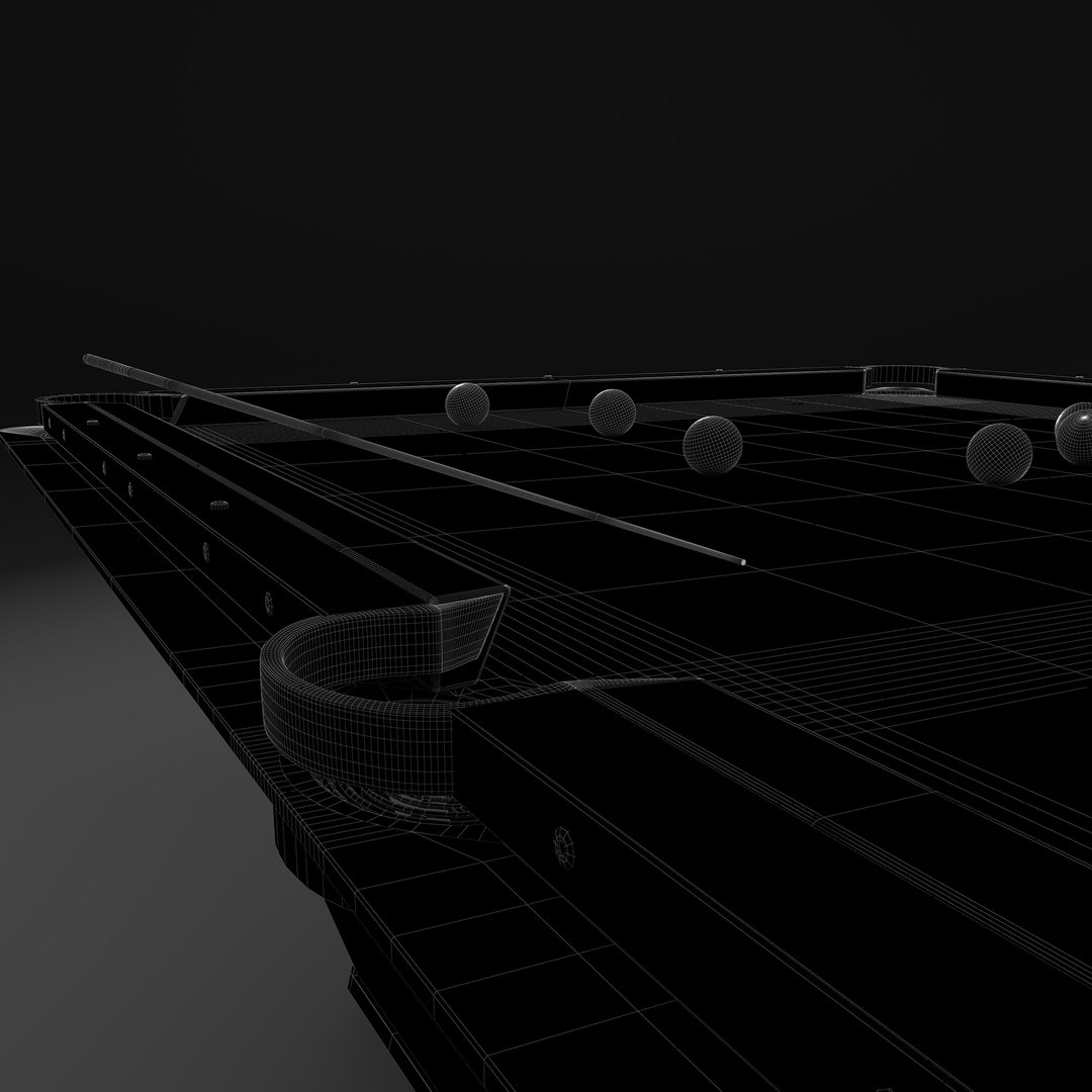 3D Billiards T1 Table Model - TurboSquid 1303534