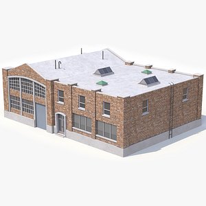 Industrial Building 44 PBR model