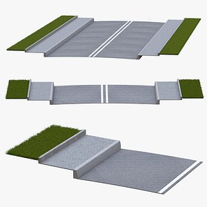 Road sidewalk and Lawn constructor 3D