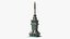 Tiered Office Skyscraper with Spire