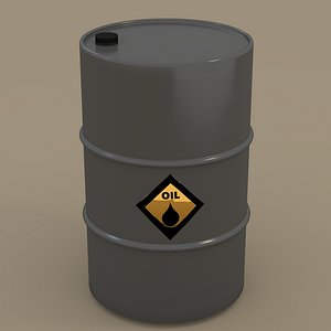 oil barrel 3D model