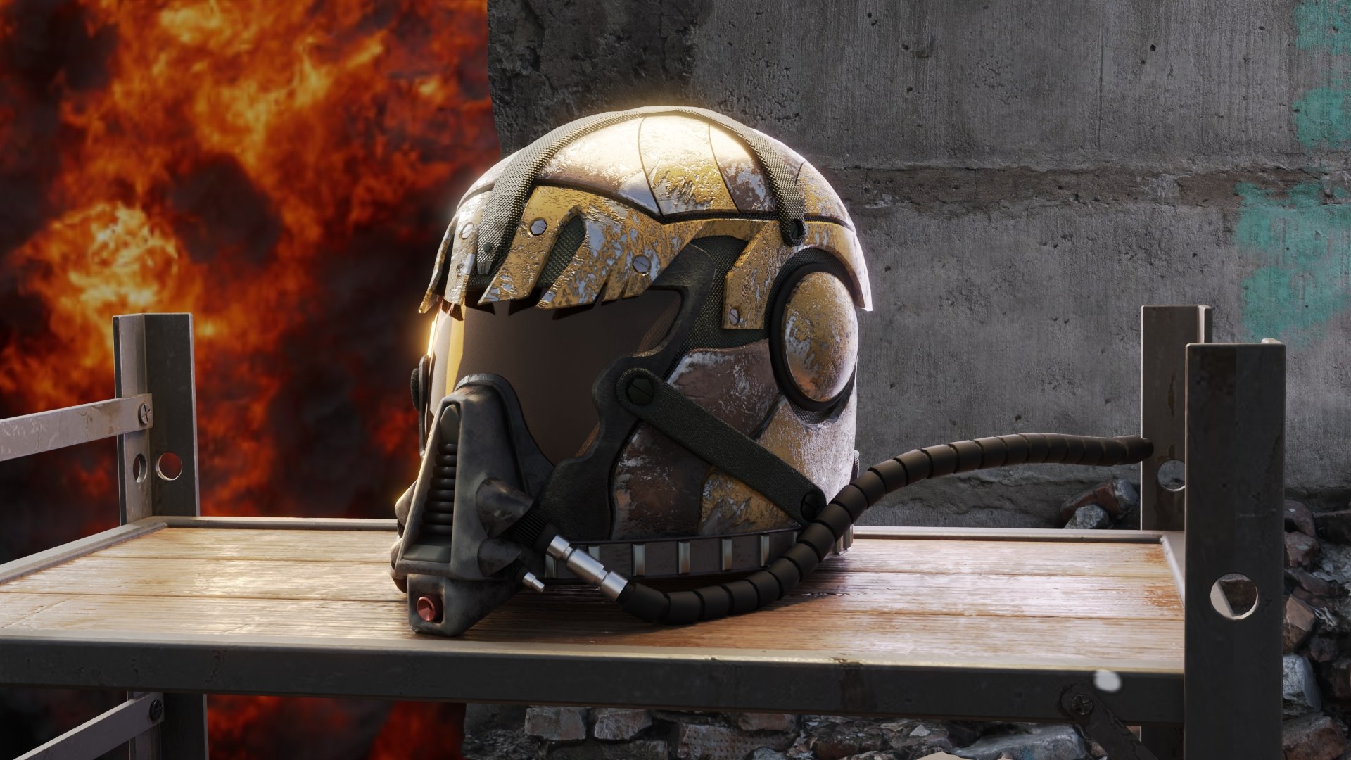 3D Helmet Plated - TurboSquid 2183235