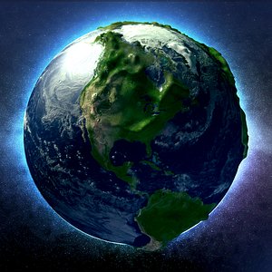 Earth sculpted