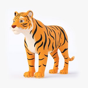 Cartoon Tiger model