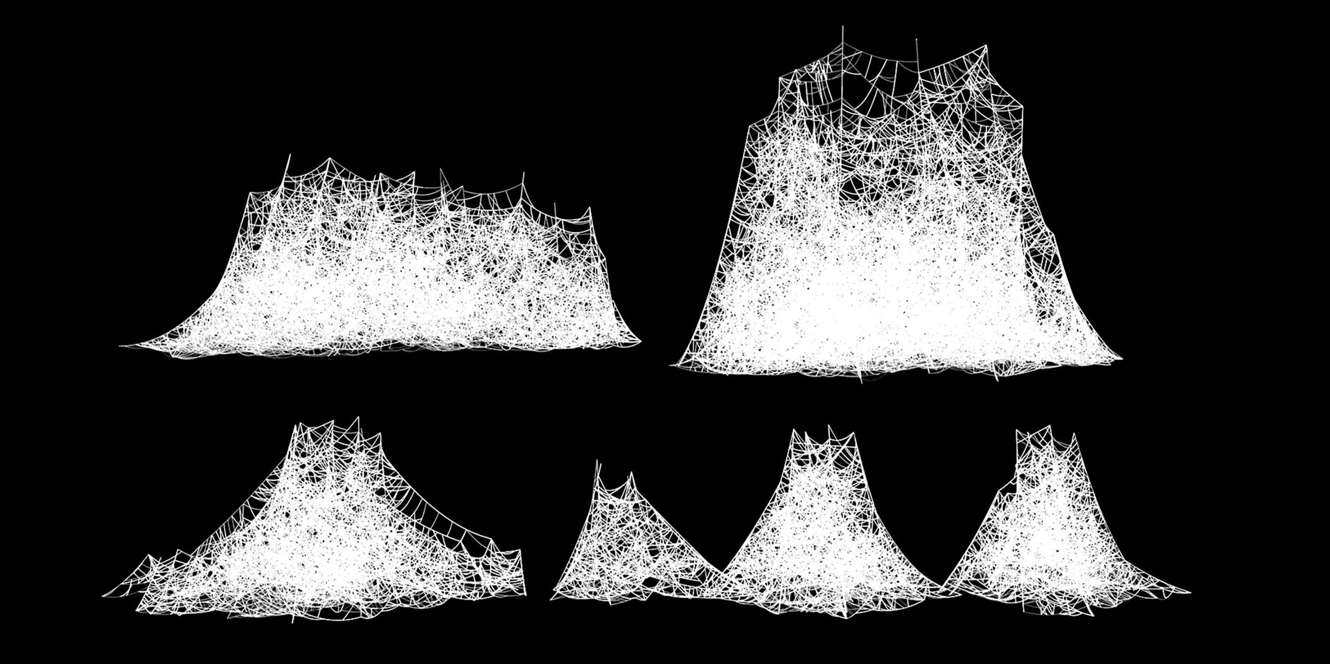 3D Ultimate Spider Webs Pack Model - TurboSquid 2053683
