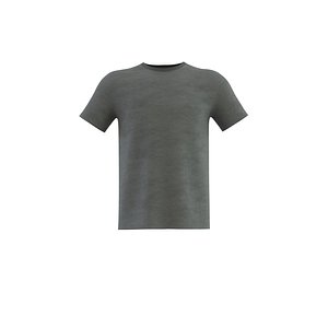 roundneck short sleeve t-shirt 3D
