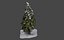 ALBERO DEL CESPUGLIO DI NATALE DI INVERNO DELLA NEVE GHIACCIATA
