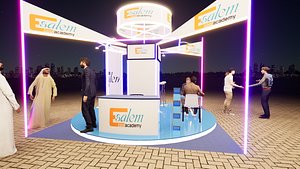 Exhibition booth 5x5  Materials used in Twinmotion 2020