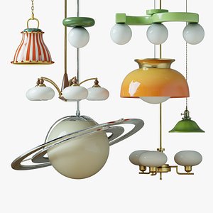 Vintage Ceiling Lamp Collection