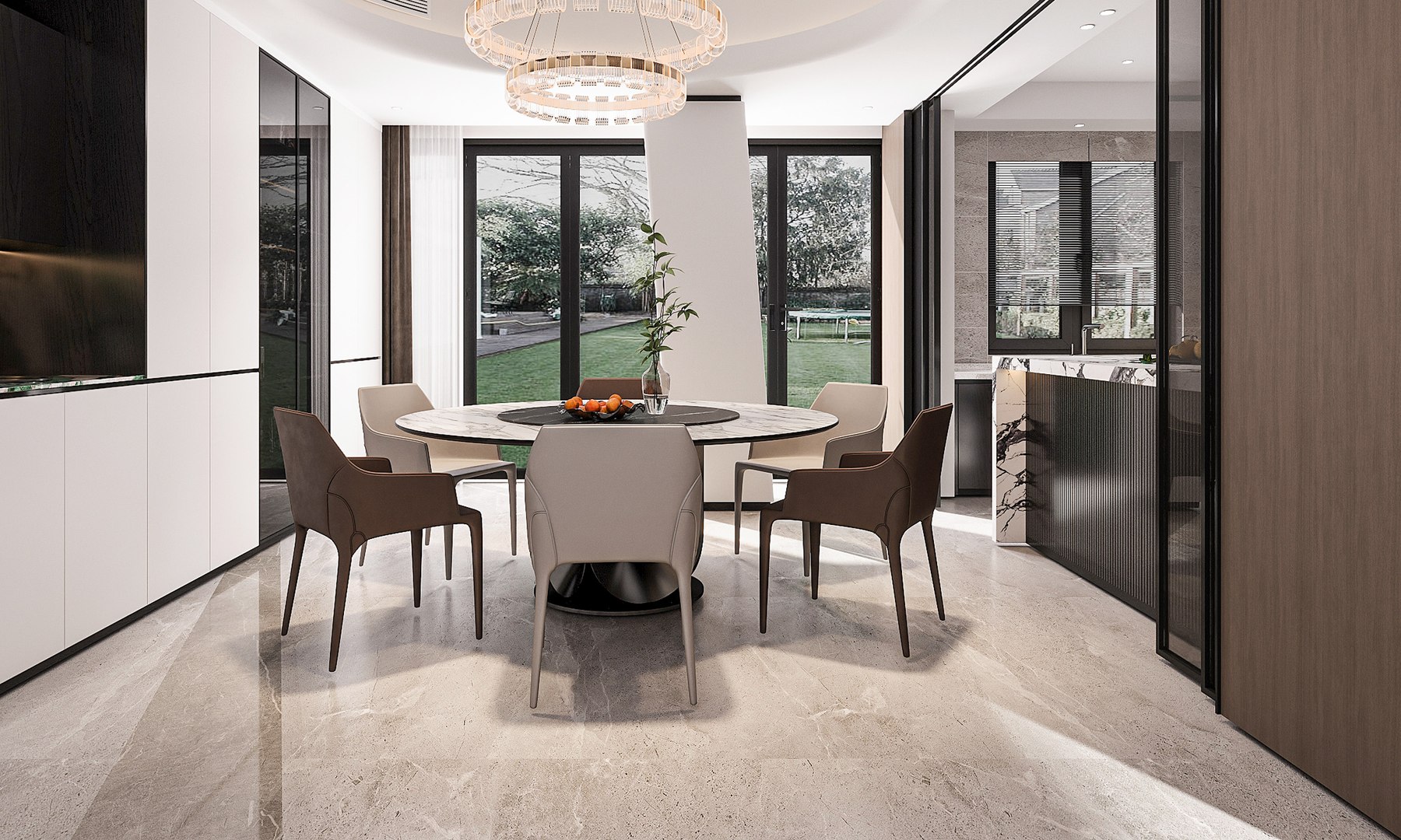 Modern Dining Room 3D Model - TurboSquid 2378707