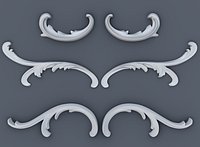 Baroque volutes pack