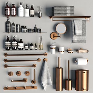 3D Bathroom Accessories 21