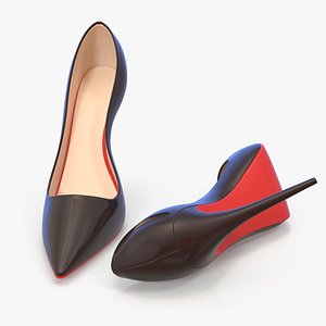 Women's Black Patent Leather Shoes