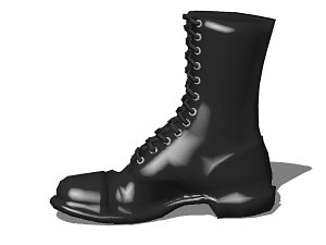 army boot 3d model