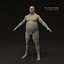 Human Male - Obese Man Lores Base Mesh