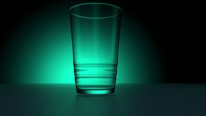 simple glass water 3d 3ds