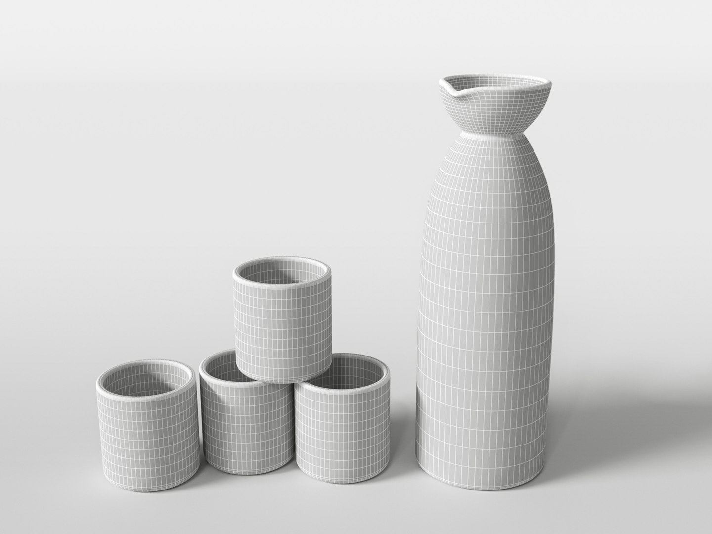 sake set 3D model https://p.turbosquid.com/ts-thumb/hh/ECl4vx/A0kmZbsi/2sakesetfullwire/jpg/1598420466/1920x1080/fit_q87/41d3c3377b1287af945a8f13d00e0ea6cf483aa8/2sakesetfullwire.jpg