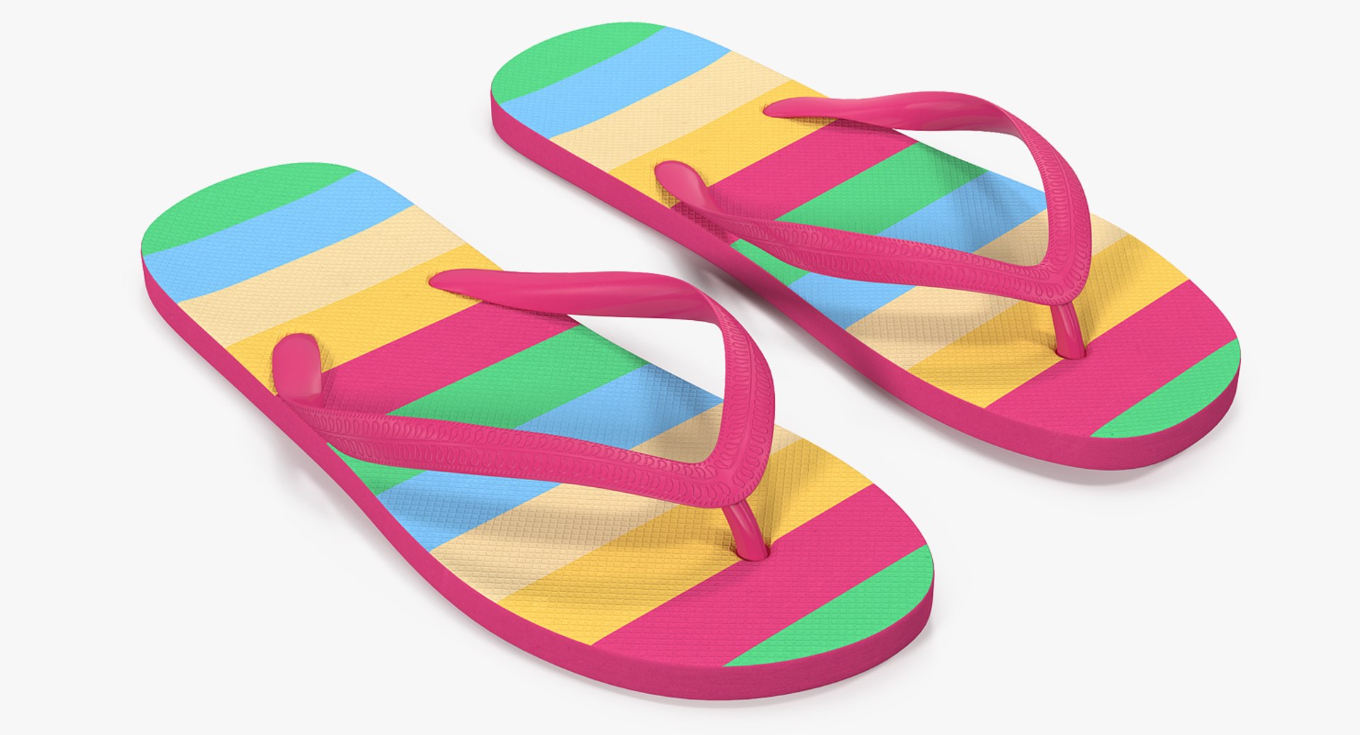 3D Flip Flop Sandals - TurboSquid 1223847