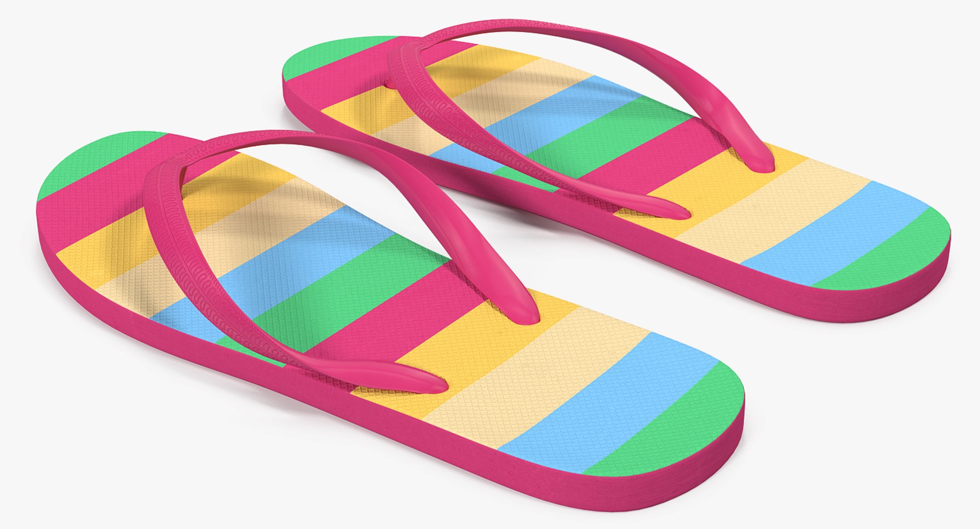 3D Flip Flop Sandals - TurboSquid 1223847