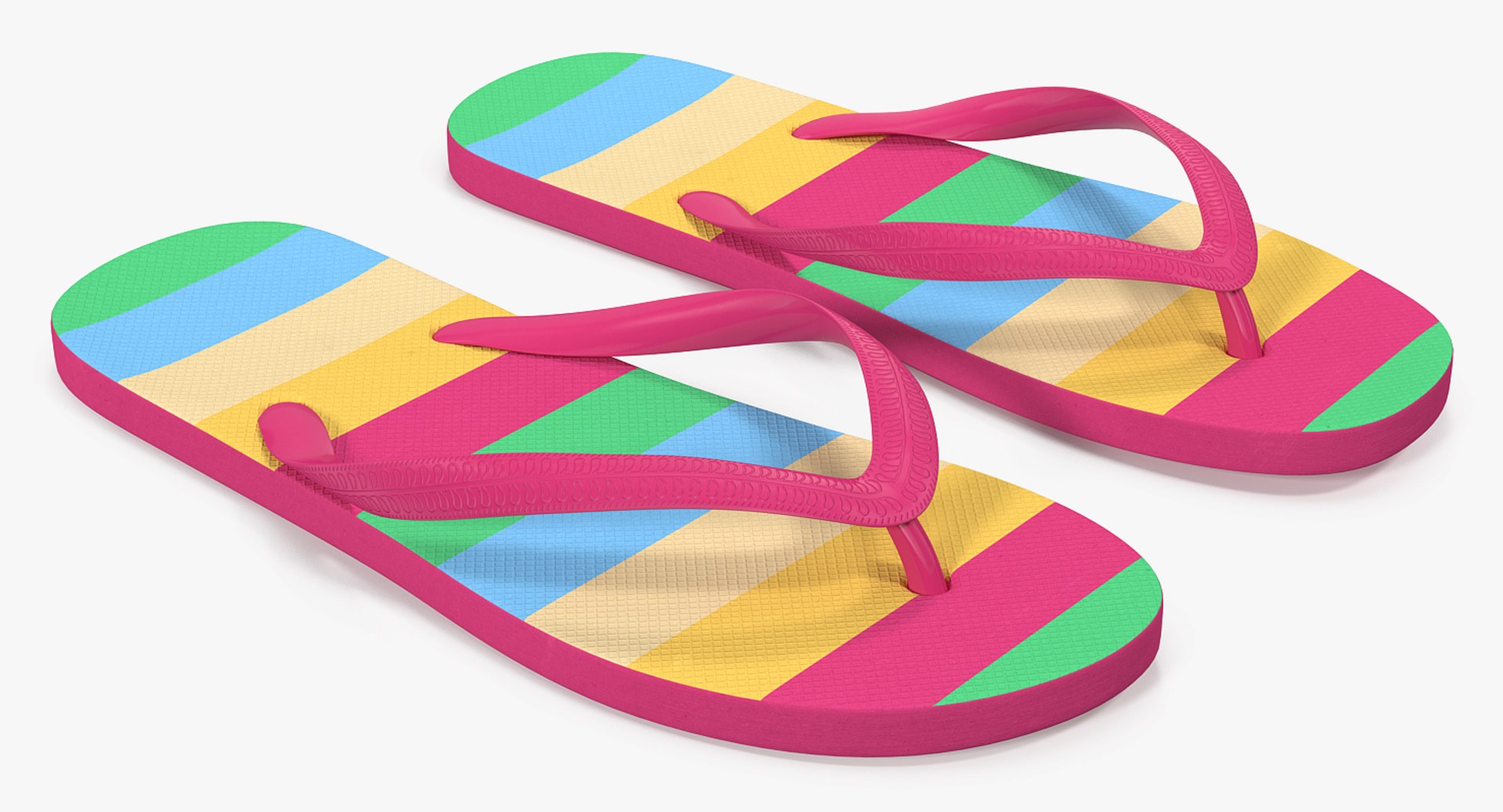 3D Flip Flop Sandals - TurboSquid 1223847