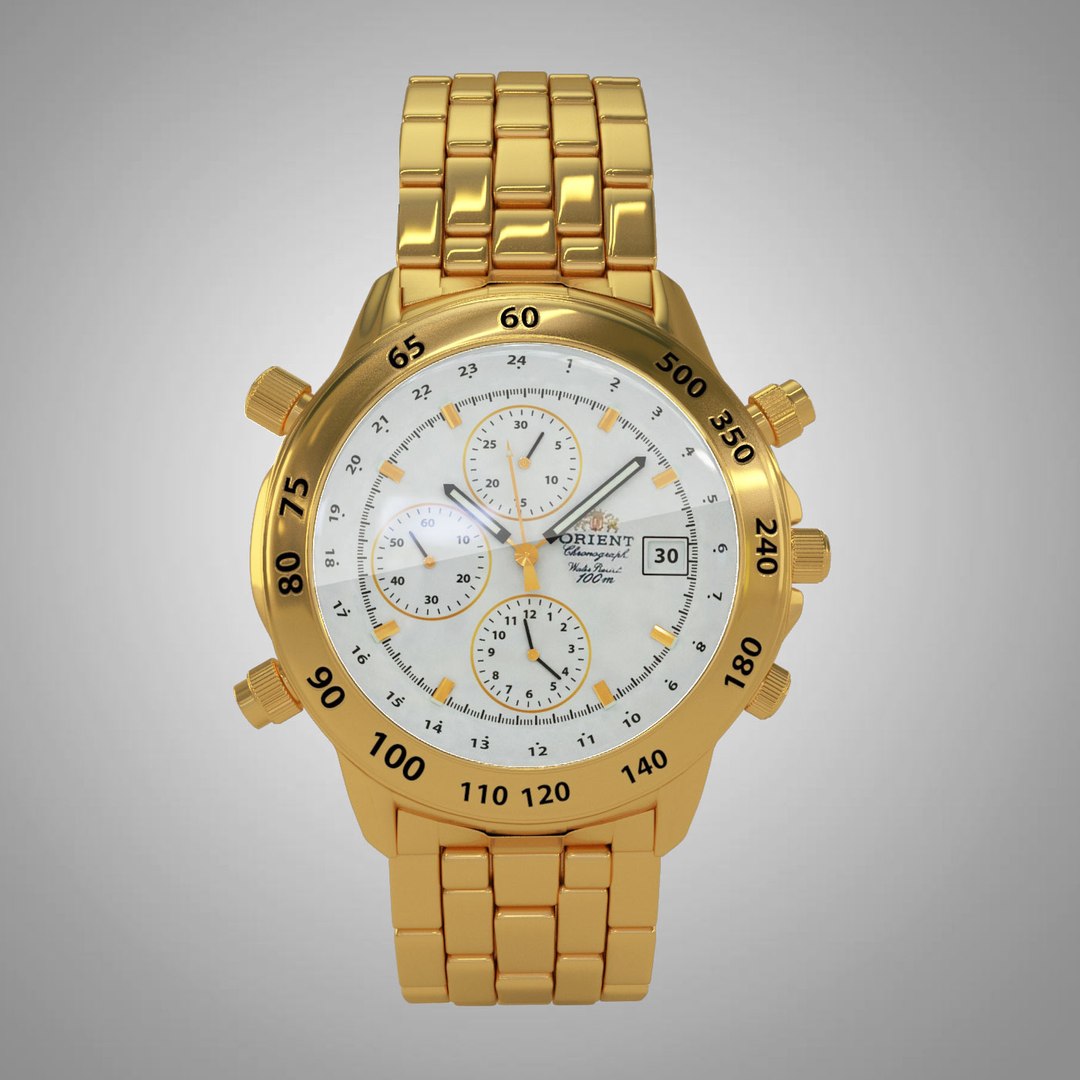 Max Orient Gold Watch Chronograph