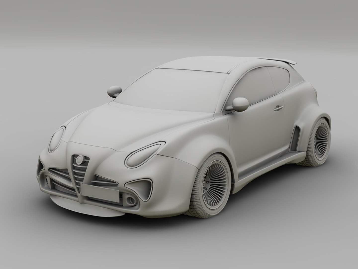 3d Alfa Romeo Mito Tuning