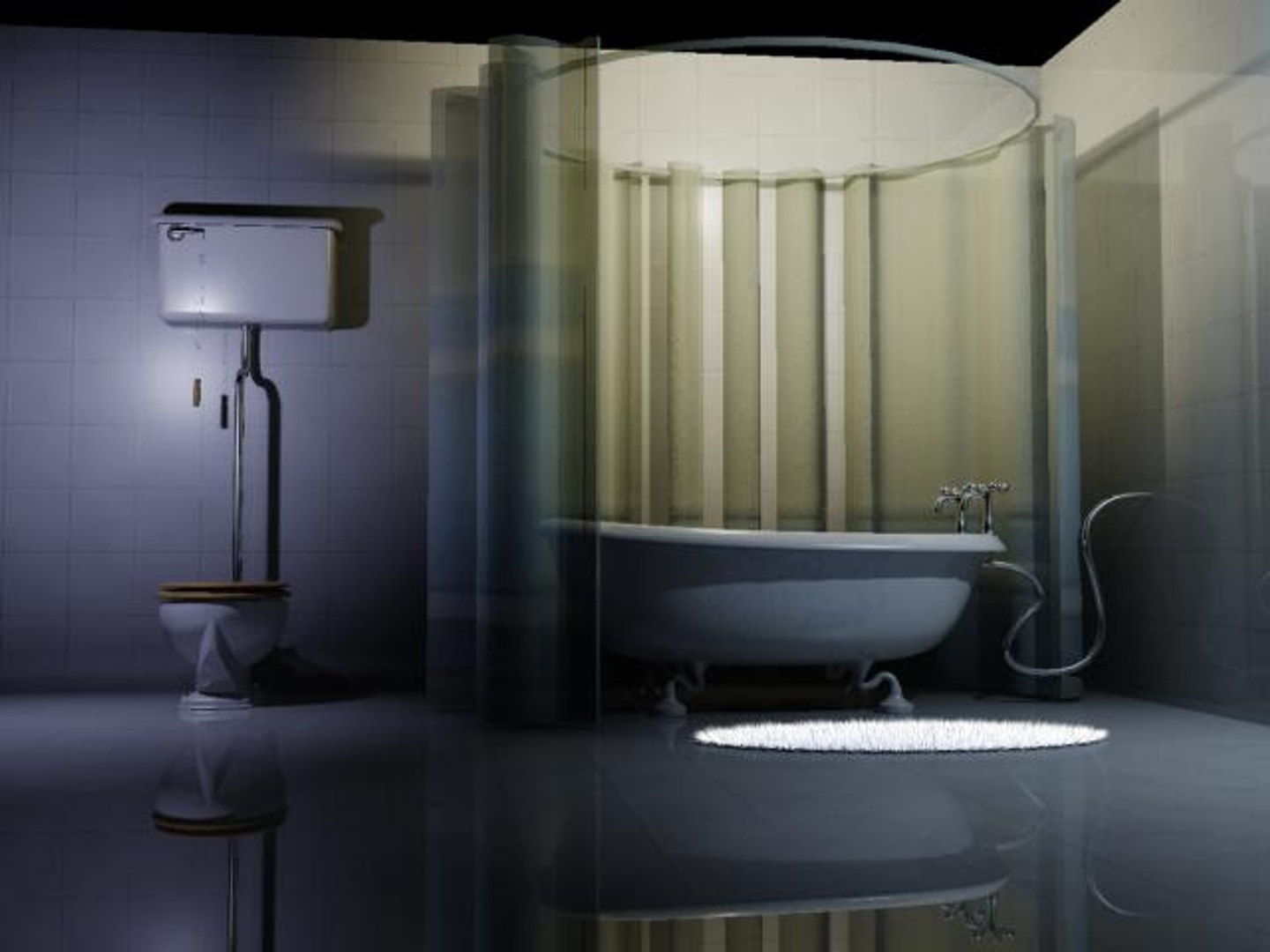 Bathroom Toilet 3d Model