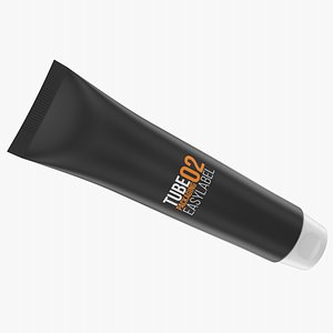 3D realistic tube packaging