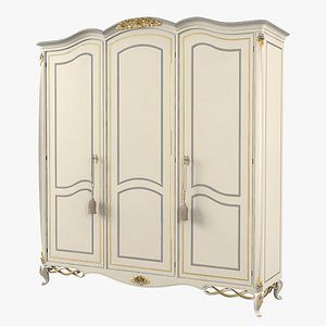 Signorini & Coco Collezione 3 Door Wooden Wardrobe