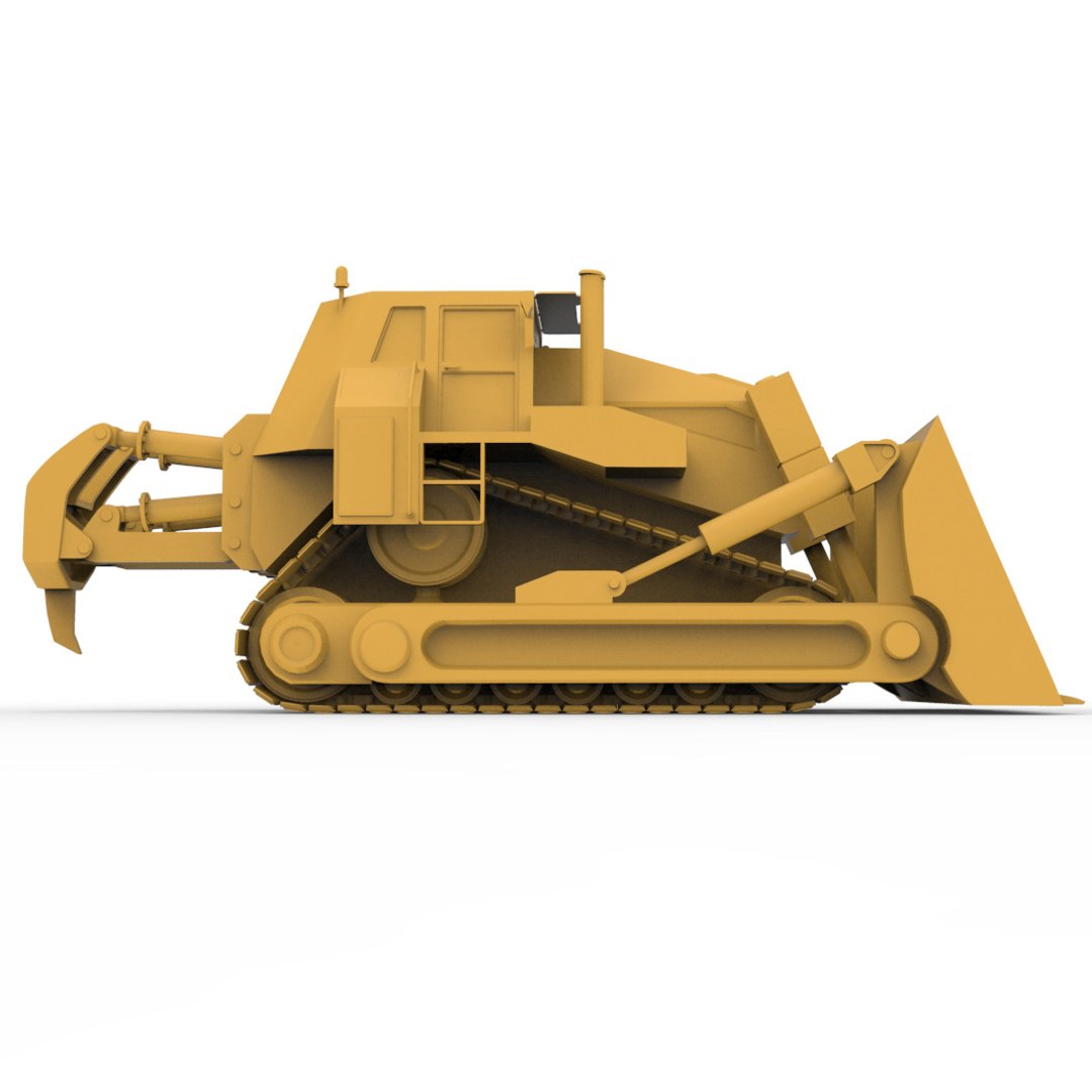 Bulldozer 3d Obj