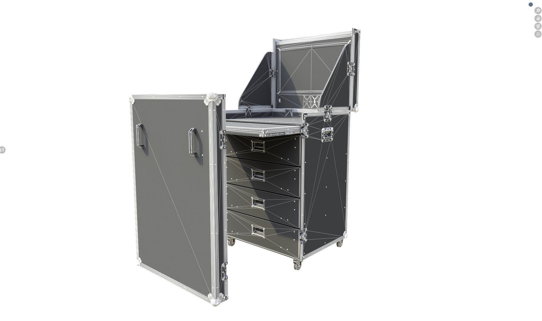 3D Model Data Case With Draws 1 - TurboSquid 2199431