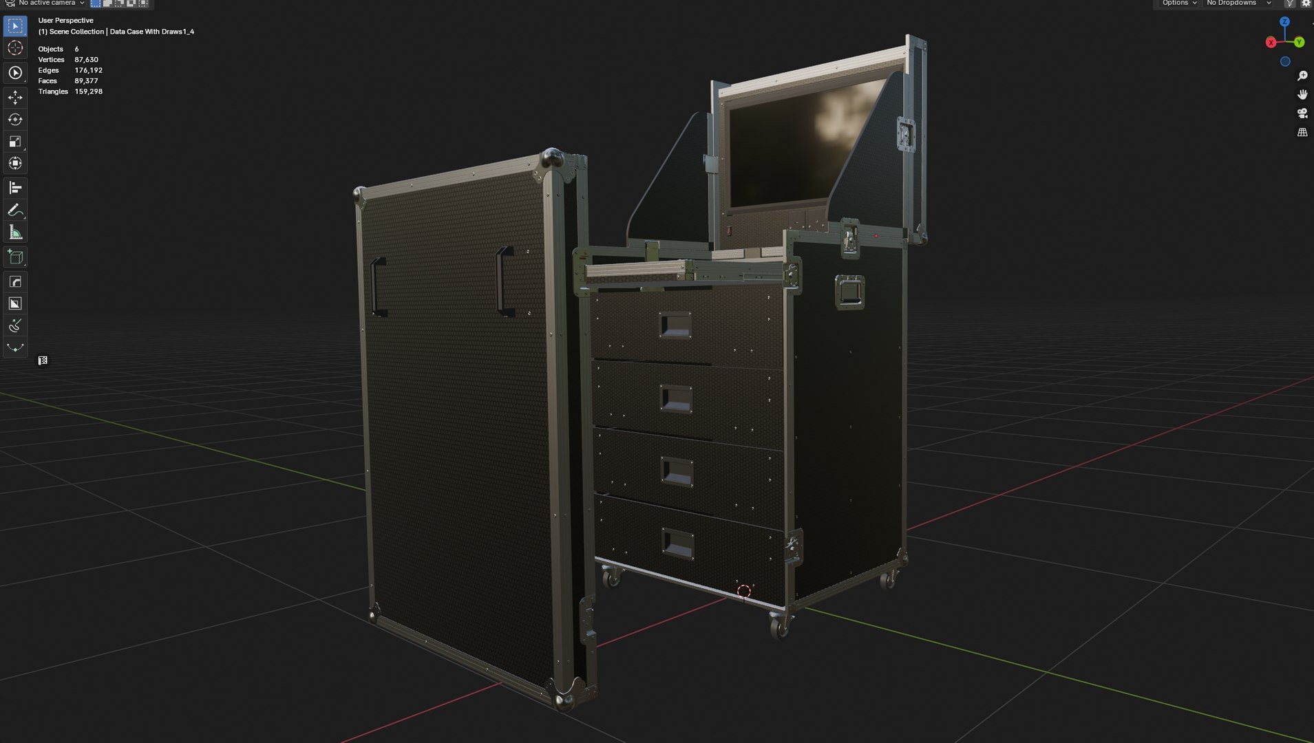 3D Model Data Case With Draws 1 - TurboSquid 2199431
