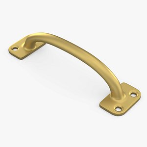 3D model Kitchen Cabinet Handle Traditional Bronze