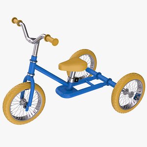 3D Tricycle Toy - Blue