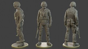 CzechSlovak Police Tactical Unit CPTU1 002 3D model