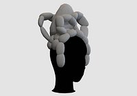 Barock Cartoon Hairstyle
